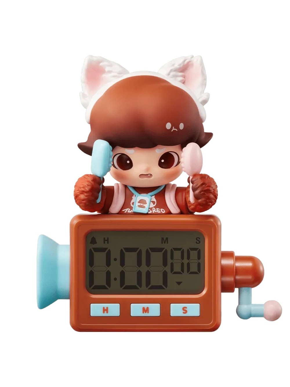 Pop Mart Dimoo World x Pixar Series Timer Fridge Magnet - Red Panda Mei (Sealed)